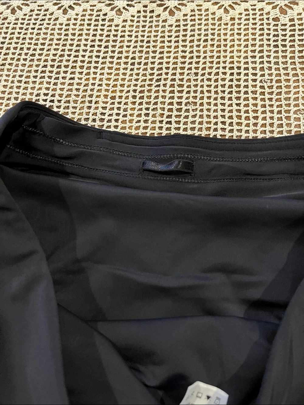 🆕 Lands’ End 5-in. Quick Dry Swim Shorts with Liner size 10 Black